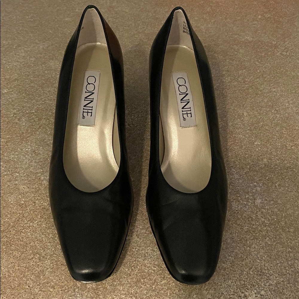 Connie Classic Vintage Black Pumps, 8